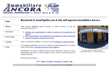Tablet Screenshot of ancoraimmobiliare.com